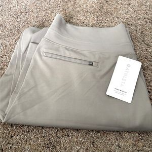 Athletes NWT grey/bone wide leg pants
